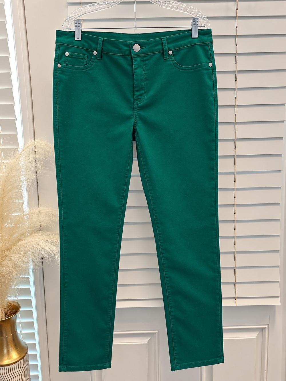 Style & Co. Emerald Green Strech  Skinny Pants